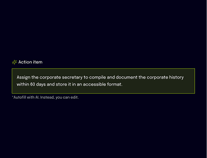 AI-powered insights dashboard with automated assessment completion